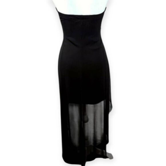 TEEZE ME BLACK STRAPLESS DRESS SZ.3 EUC. - Picture 4 of 5